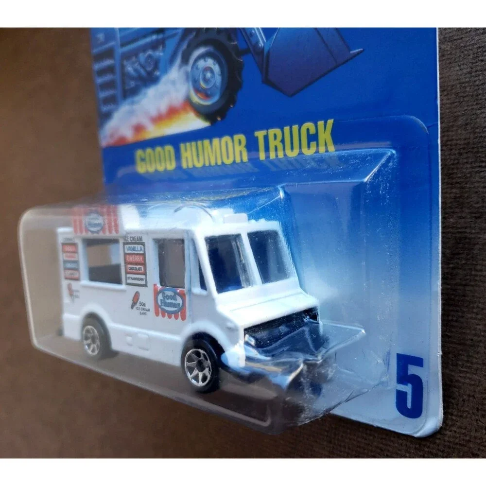 1992 Hot Wheels GOOD HUMOR TRUCK White Mainline #5 Ice Cream Truck BW 5 SP W/VAR
